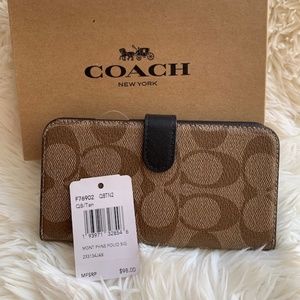 iPhone x Magnet Folio Case Canvas in Signature